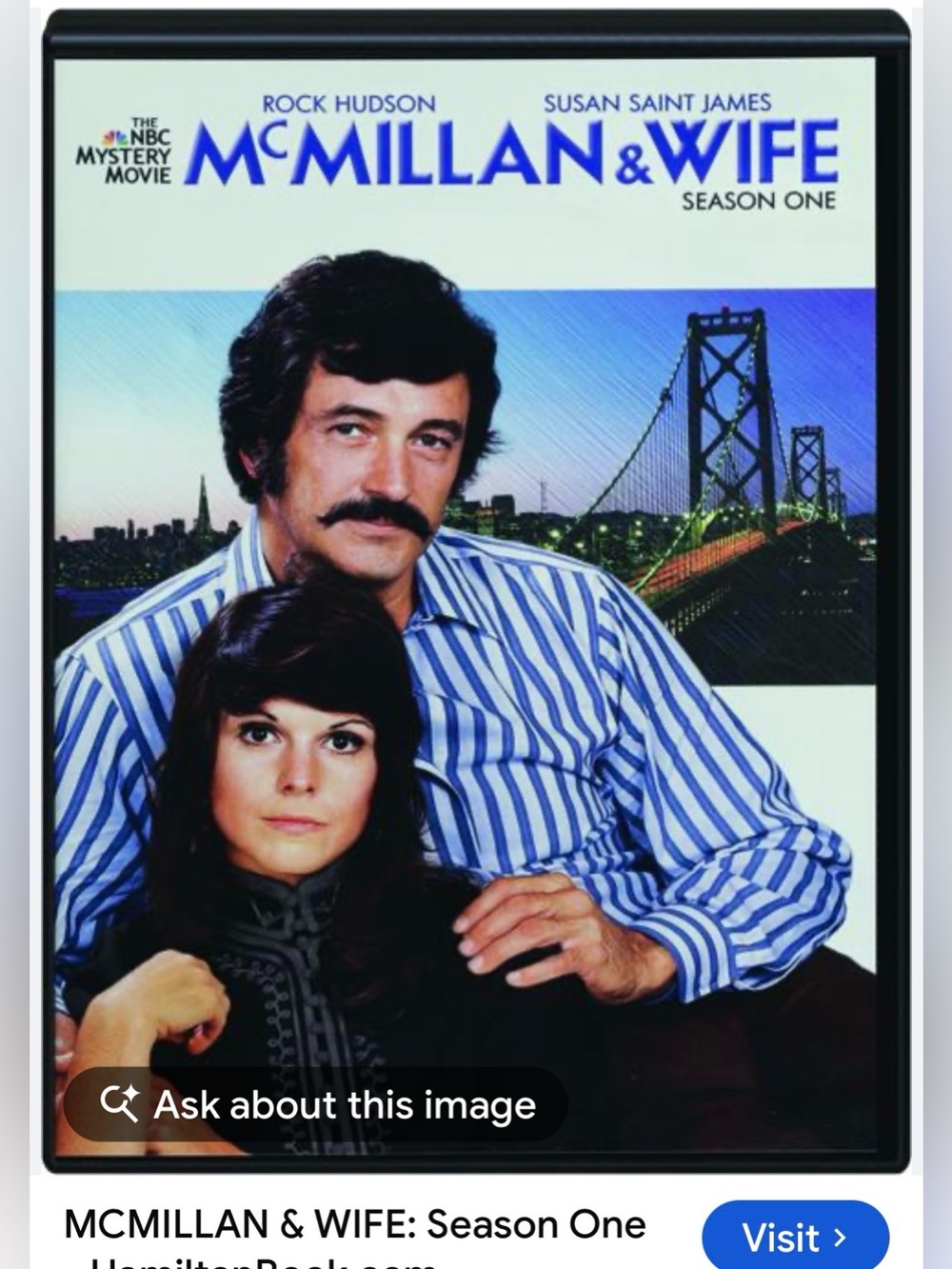 #3269** Season One DVD - McMillan & Wife